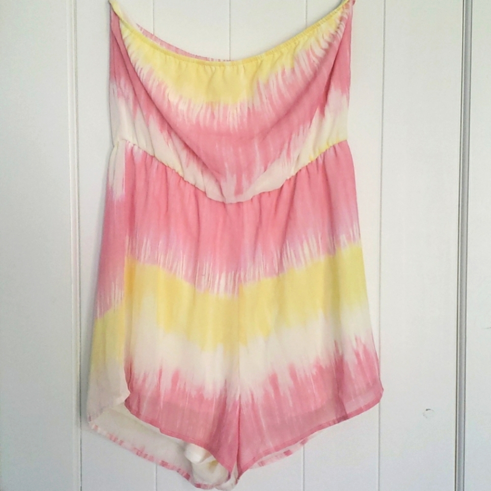 Pink Lily Romper